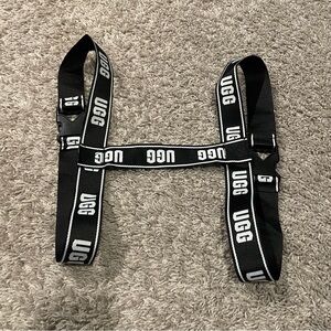 UGG Black Logo Suspenders